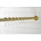Kingston Brass KSR607 72-Inch Adjustable Stainless Steel Shower Curtain Rod with Rings, Brushed Brass KSR607 - alternate 2